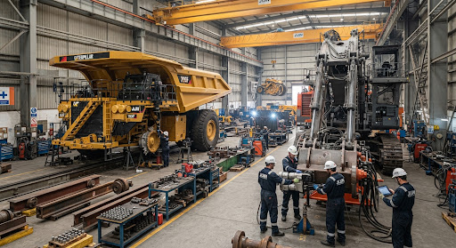 Heavy mining machinery
