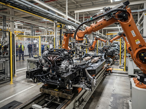 Automotive Robotic Assembly Line